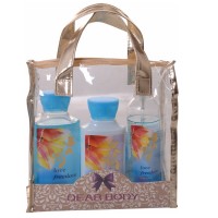 17 Years factory High quality beautiful design skin care body perfumed and refreshing spa bath gift set